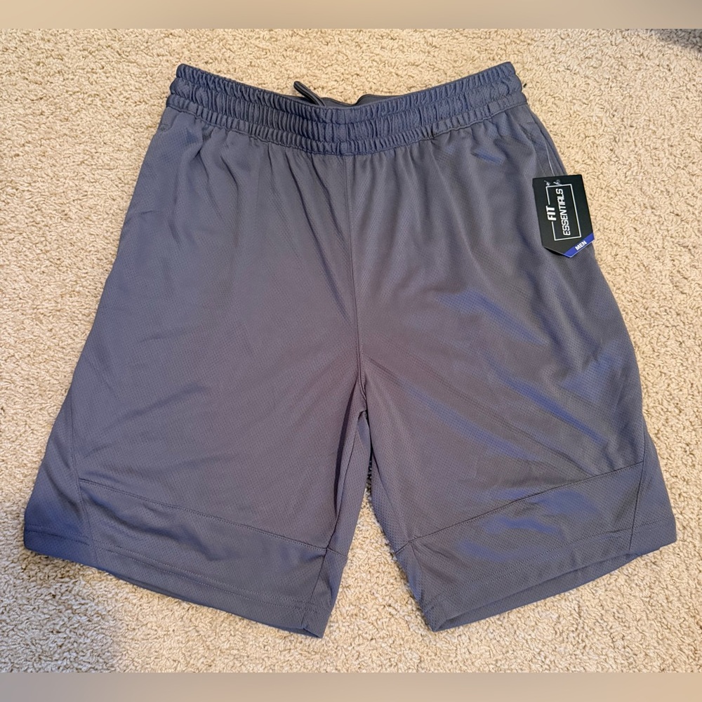 NWT Essentials Charcoal Athletic Shorts